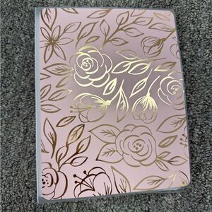 Pink and Gold Floral Photo Album